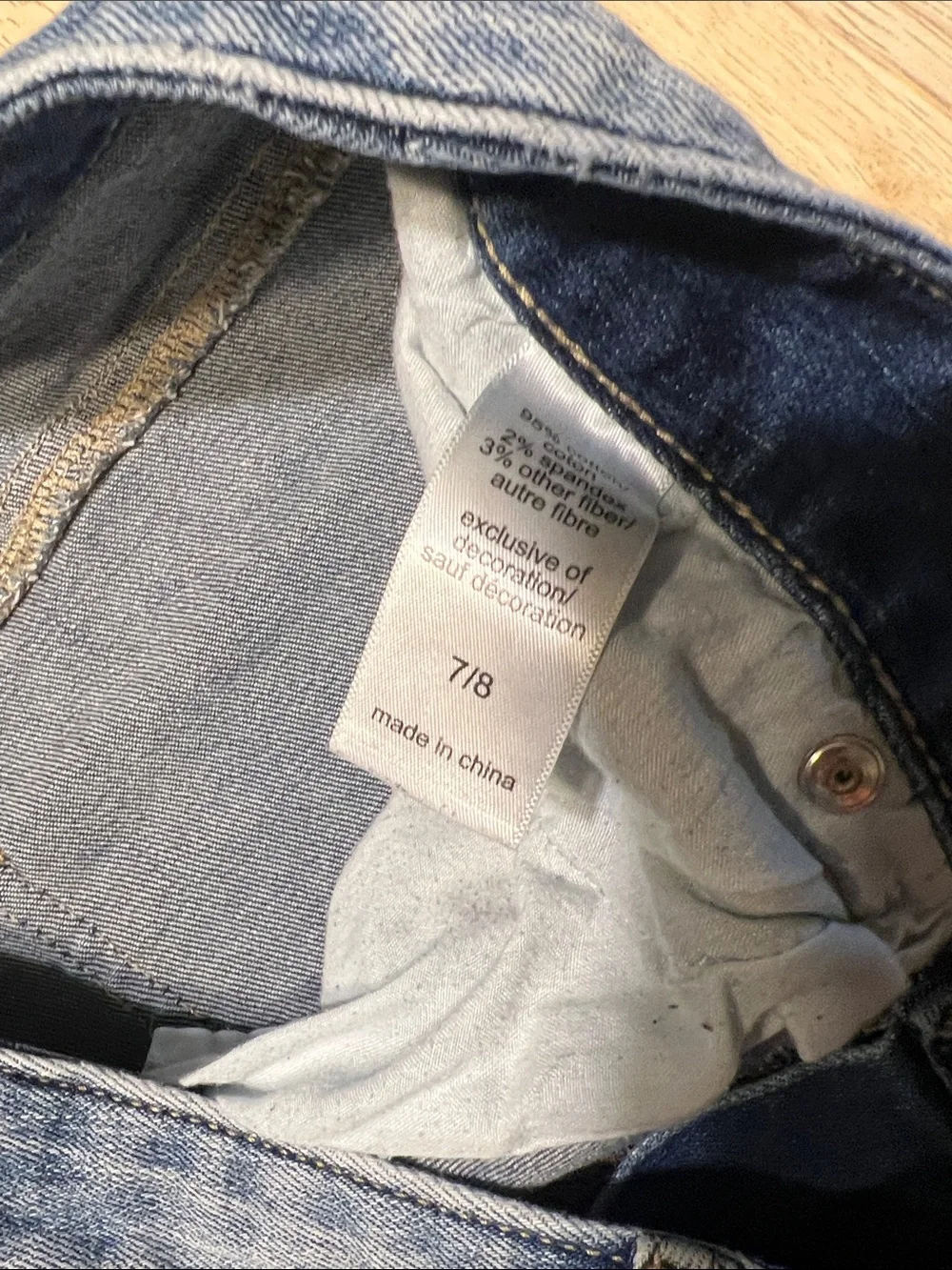 Maurices Medium Blue Ankle Crop Slim Jeans